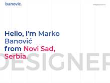 Tablet Screenshot of markobanovic.com